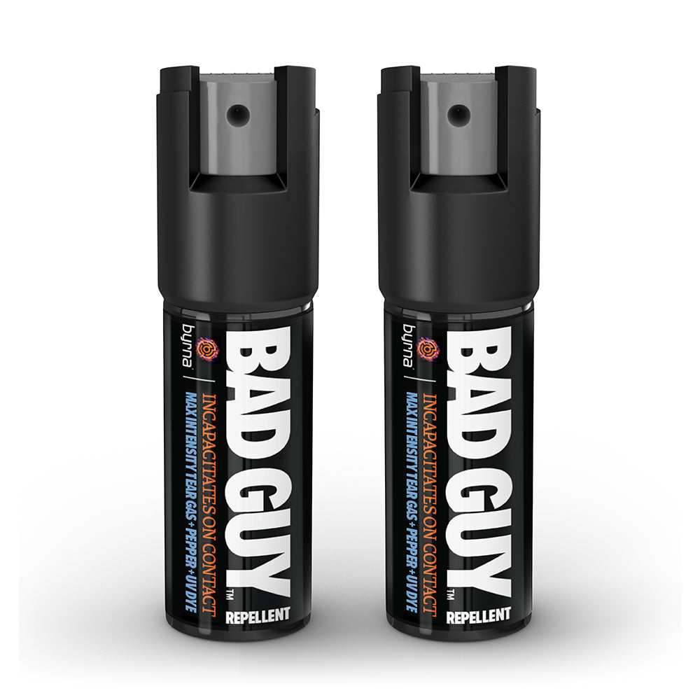 Byrna BGR Max Pepper Spray (0.5oz 2-Pack) | UV Marking Dye | Akicita Defense Supply