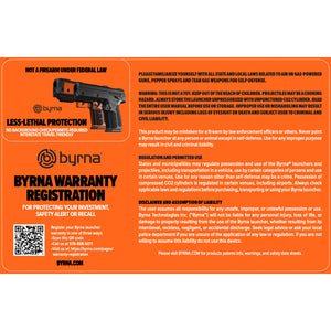 Byrna Launcher Card - Carry & Quick Start | Akicita Defense Supply