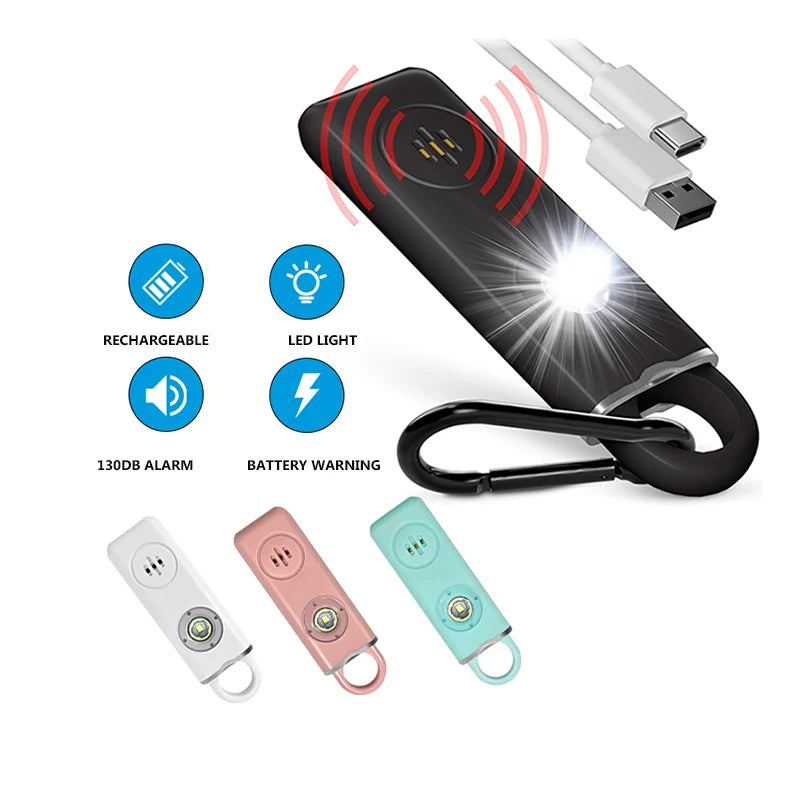 Personal Alarm Keychain Set | Compact Self-Defense Siren | Akicita Defense Supply