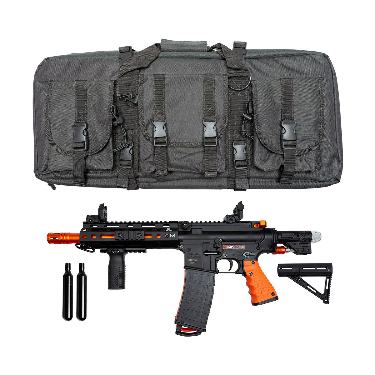 Byrna Mission-4 Launcher Kit | 19-Round Dual Mags, 100-Ft Range | Akicita Defense Supply