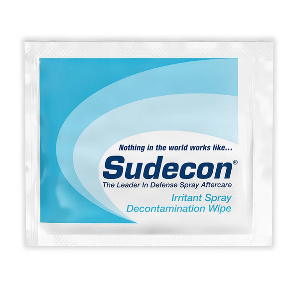Sudecon Decontamination Wipes (4 Pack) | Removes OC/CS Residue | Akicita Defense Supply