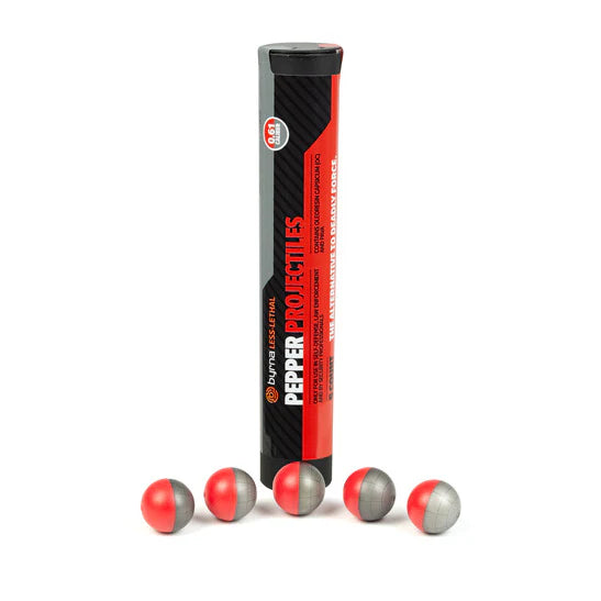 Byrna Pepper .61 Projectiles (5ct) | OC + PAVA Irritant Rounds | Akicita Defense Supply