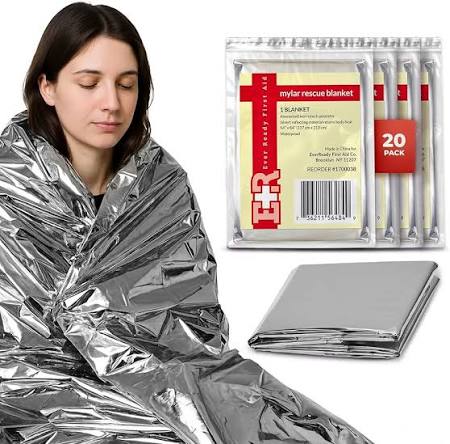 Emergency Blanket | Compact Mylar Heat Retention | Akicita Defense Supply