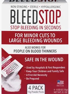 Non Pack Bleed Stop | Hemostatic Wound Dressing | Akicita Defense Supply