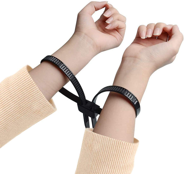 Zip Tie Cuffs | Disposable Double-Strand Restraints | Akicita Defense Supply
